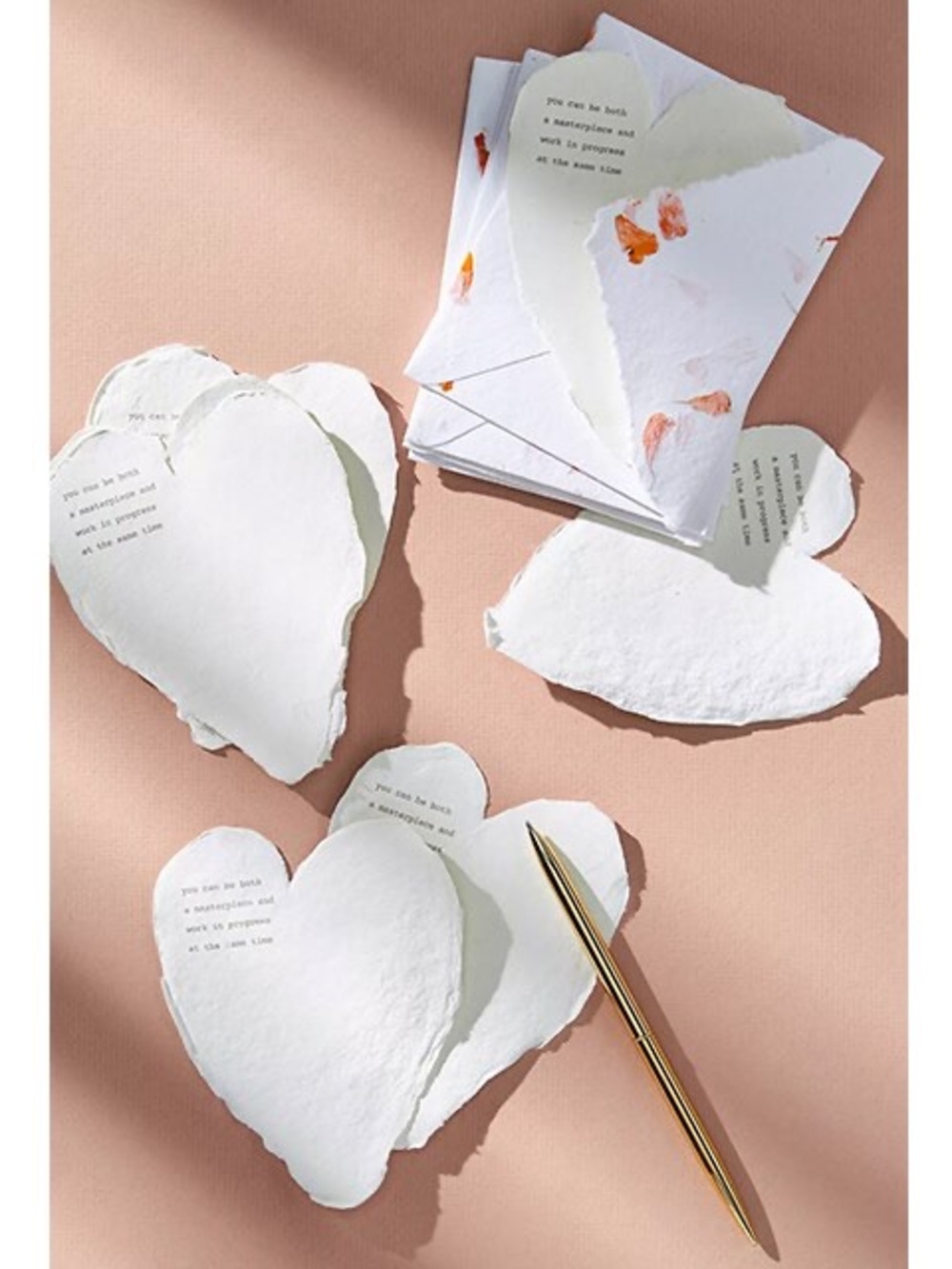 Heartfelt by Anthropologie dries floral boxes card set new masterpiece and work